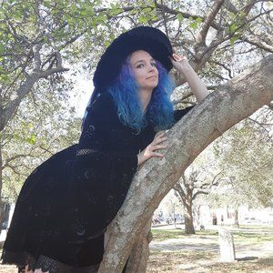 Celestial Coven Hooded Dress and Matching Hat